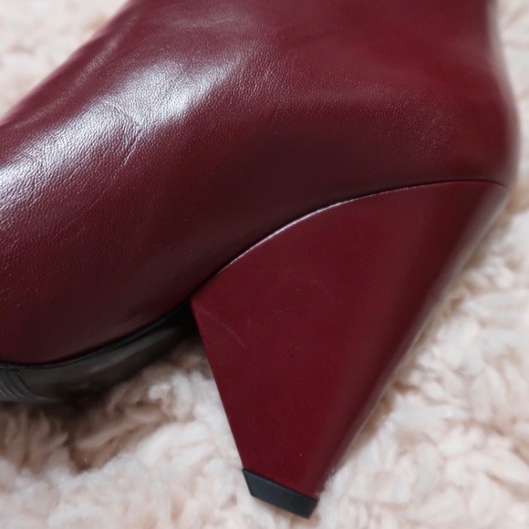 SOLD Saunt Laurent Asymmetrical Booties - Picture 7 of 8